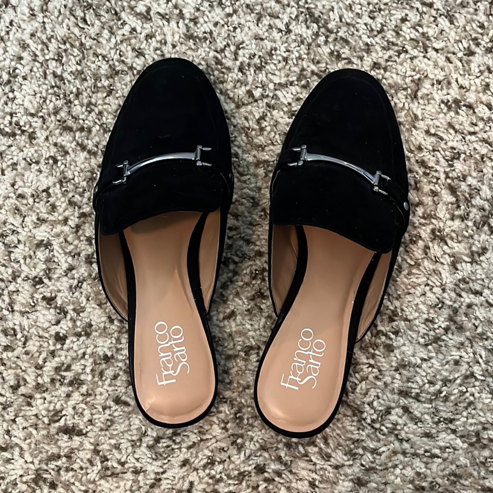 Franco Sarto slip on mules size 8.5